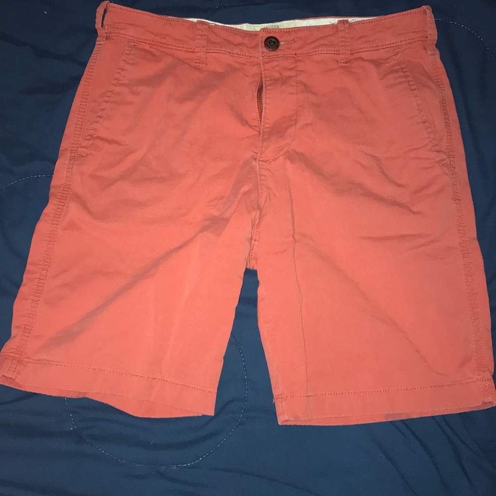 Salmon Hollister Cargo Shorts